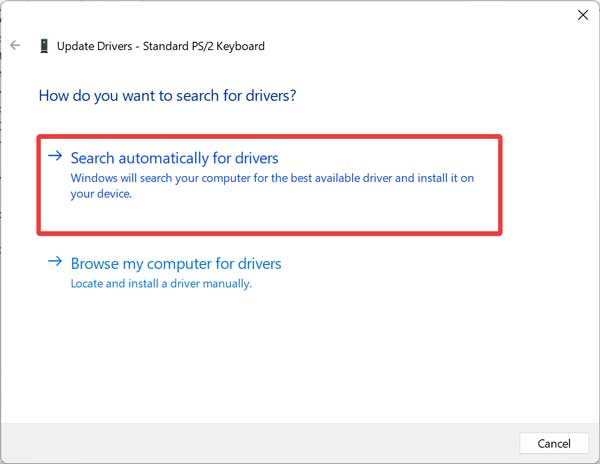 Confirming Updating A Driver