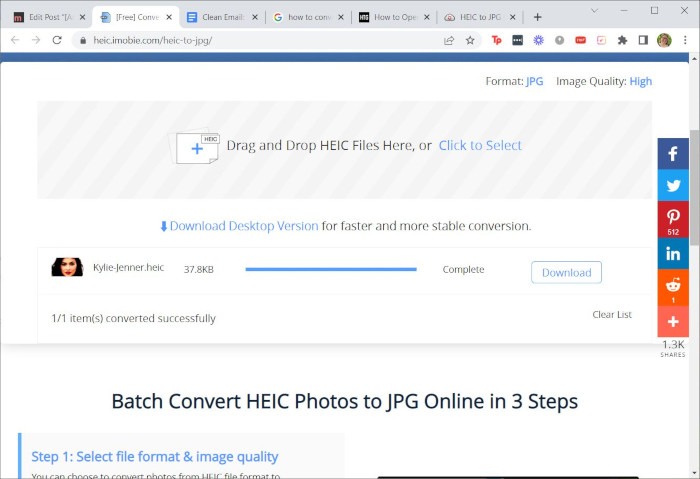 Heic To Jpg Imobile Download