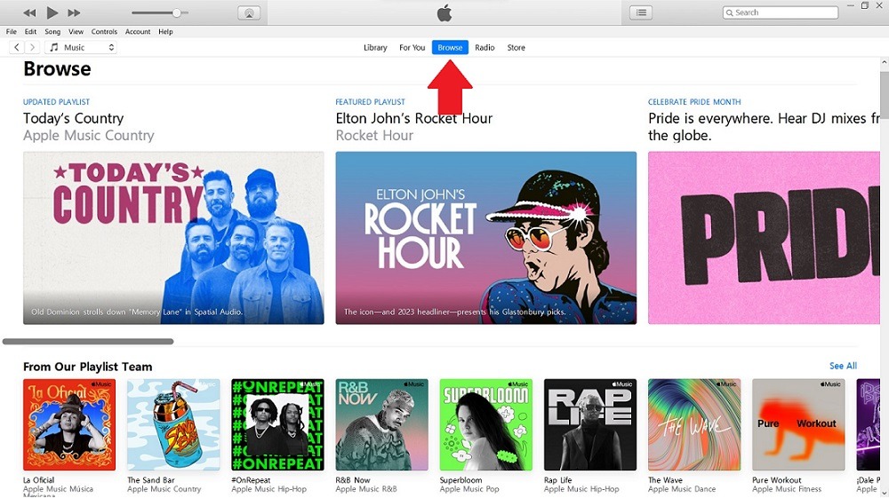 Itunes-browse