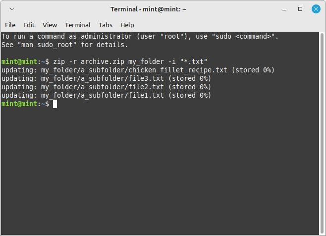 Linux Terminal Using The I Flag With Asterisk