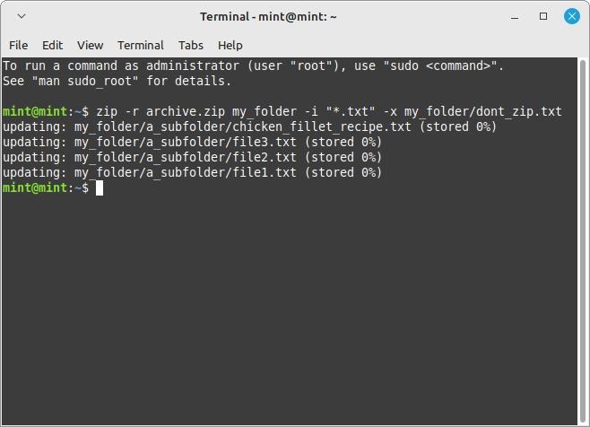 Linux Terminal Using The X Flag And I Flag Together