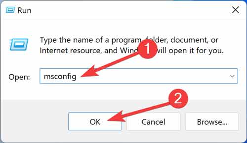 Opening System Configuration On Windows