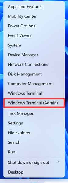 Opening Windows Terminal 1