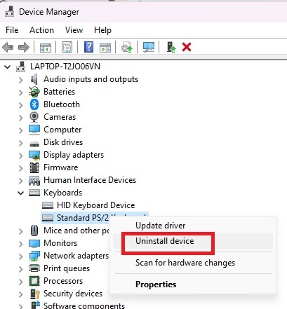 Quick Ways To Disable The Keyboard In Windows Device Keyboards Uninstall