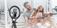 Get a Sensyne 10″ Ring Light with Tripod for Under $30