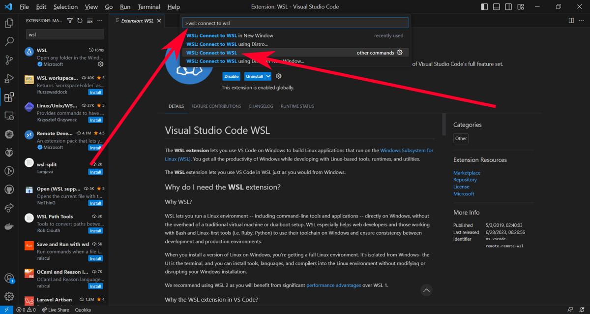 Visual Studio Code Connect To Wsl