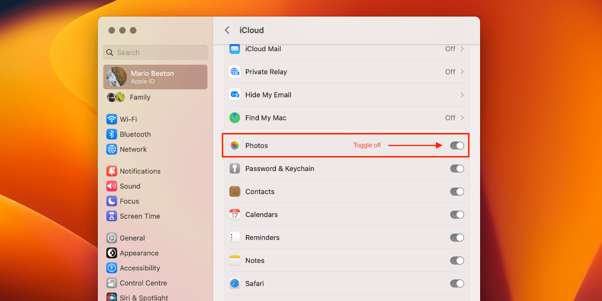 Remove Icloud Functionality For Certain Apps Photos